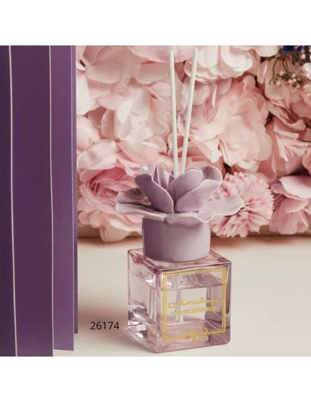 Bomboniere Claraluna Diffusore ambiente fiore lilla in ceramica