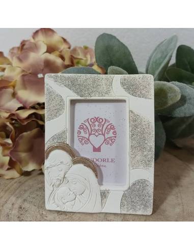 Cornici portafoto bomboniere Battesimo icona sacra famiglia