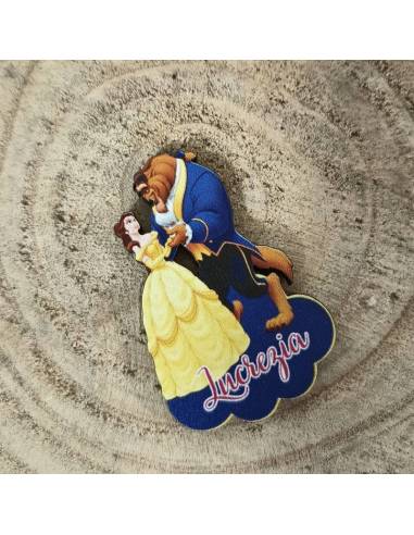 Calamite magnetiche bomboniere Disney La bella e la bestia personalizzate