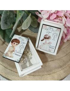 Bomboniere per Comunione sacre vangelo personalizzato con rosario 2