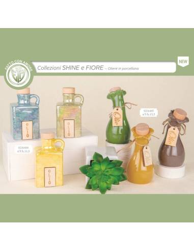 Bomboniere Matrimonio utili oliere con tappo in sughero