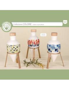 Bomboniere utili Matrimonio oliere goccia in porcellana con stand