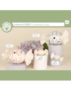 Bomboniere Battesimo Lampade luce led caramella fori a cuori