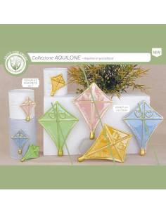 Bomboniere aquiloni magneti misti in porcellana lucida