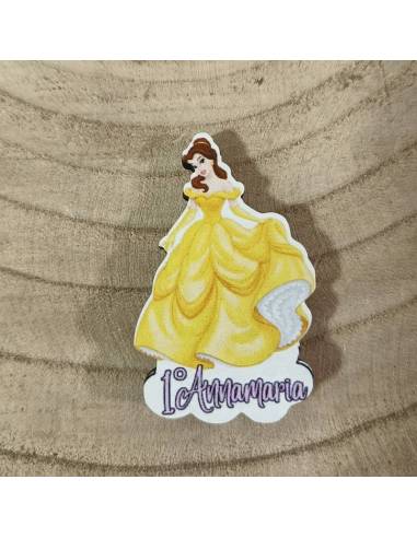 Bomboniere personalizzate calamite tema principesse Disney in legno | Sindy Bomboniere