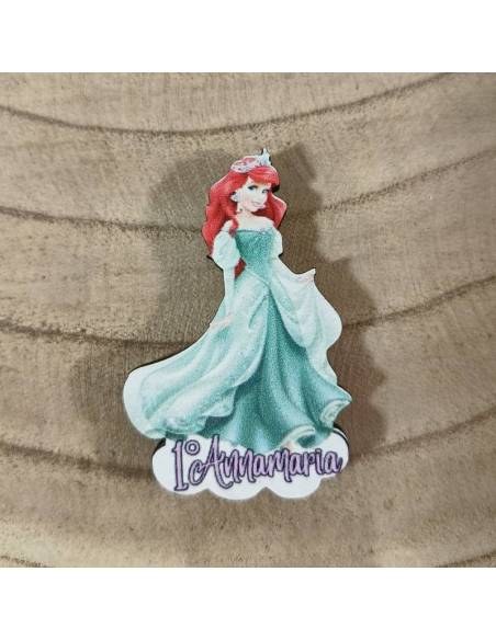 Bomboniere personalizzate calamite tema principesse Disney in legno | Sindy Bomboniere