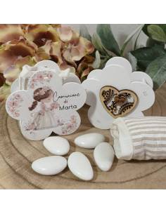 Scatole portaconfetti Comunione quadrifoglio personalizzate 2