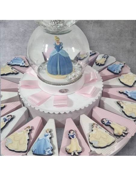 Torta bomboniere calamite principesse Disney miste