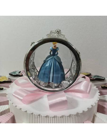 Torta bomboniere calamite magnetiche tema principesse Disney miste personalizzate | Sindy Bomboniere