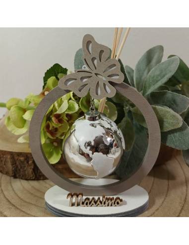 Bomboniere tema viaggio profumatore personalizzato con sfera in ceramica