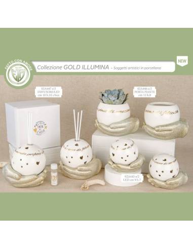 Bomboniere eleganti in porcellana tonde con frasi shop online