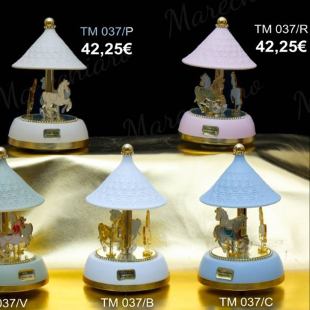 Bomboniere carillon giostra di cavalli Marechiaro| Sindy Bomboniere