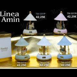Marechiaro bomboniere carillon giostrine cavallucci Linea Amin