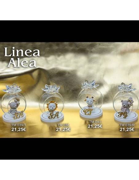 Bomboniere animali cupola in vetro elegante Linea Alea