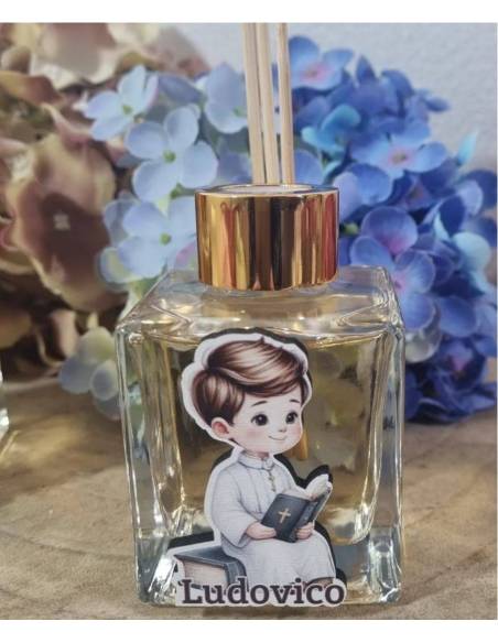 Bomboniere Comunione profumatori artigianali maschio