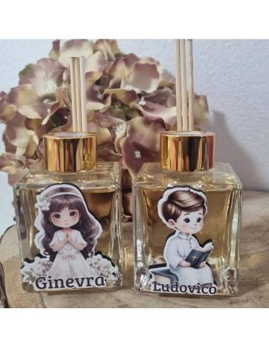 Profumatore Prima Comunione personalizzato con nome della bambina o bambino
