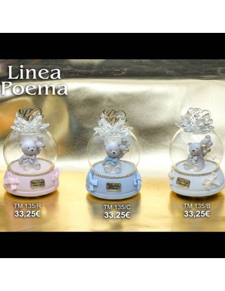 Bomboniere Carillon ampolle animaletti orsetti Linea Poema