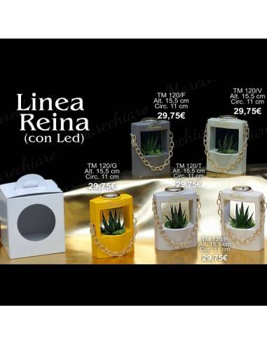 Marechiaro bomboniere utili portapiante lampade luci led Linea Reina