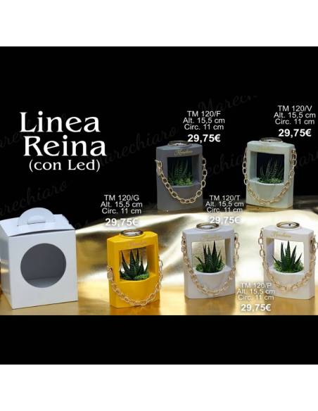 Marechiaro bomboniere utili portapiante lampade luci led Linea Reina