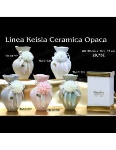 Marechiaro bomboniere eleganti vasi portafiori in ceramica Linea Keisla