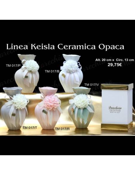 Marechiaro bomboniere eleganti vasi portafiori in ceramica Linea Keisla