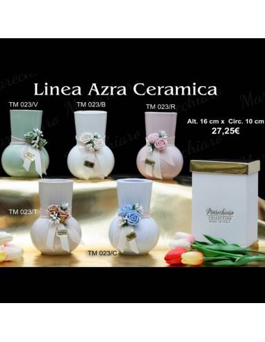 Marechiaro bomboniere utili in ceramica vasi porta fiori Linea Azra