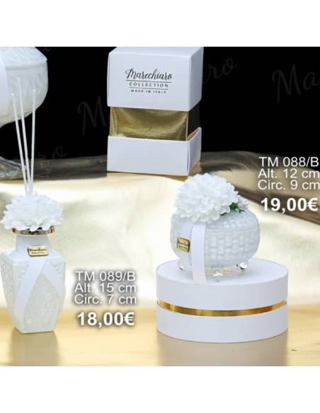 Marechiaro bomboniere raffinate ed eleganti decoro floreale Linea Arsia