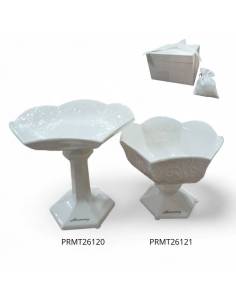 Bomboniere Harmony eleganti alzata e svuota tasche in porcellana