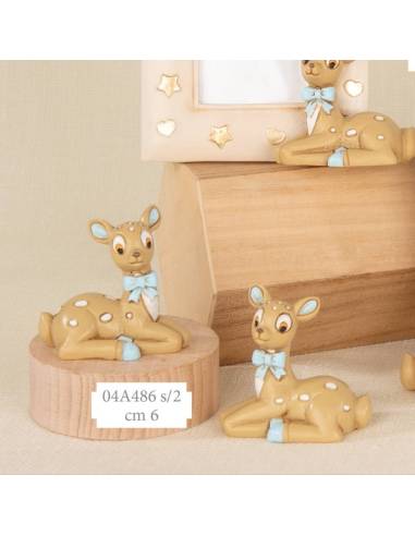 Bomboniere animali statuine appoggio cerbiatto miste Collezione Tenero