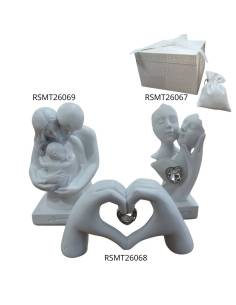 Bomboniere Harmony per Matrimonio statue in resina eleganti