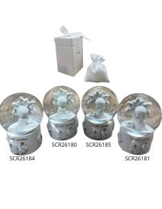 Harmony bomboniere Cresima palle di neve albero della vita bimbi in preghiera