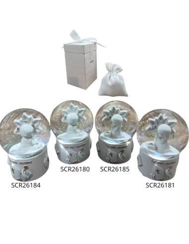 Harmony bomboniere Cresima palle di neve albero della vita bimbi in preghiera