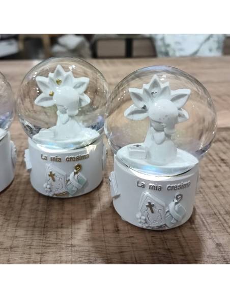 Harmony bomboniere Cresima palle di neve albero della vita bimbi in preghiera| Sindy Bomboniere