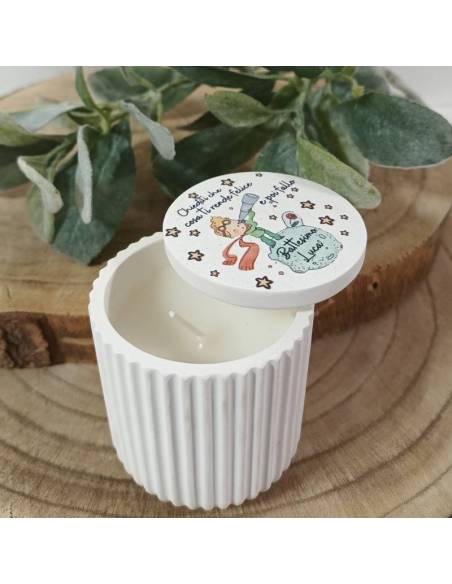 Candele profumate bomboniere Piccolo Principe personalizzate