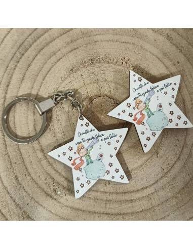 Bomboniere personalizzate piccolo principe stelle calamite o portachiavi in legno