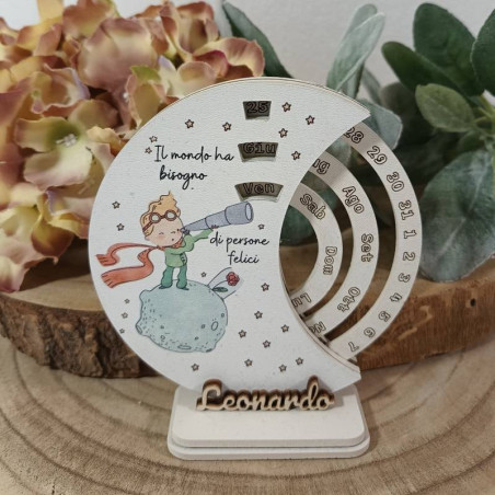 Bomboniere Il Piccolo Principe calendario dell'avvento nome personalizzato