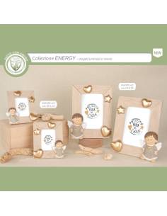 Cornici portafoto bomboniere angeli in resina Collezione Energy