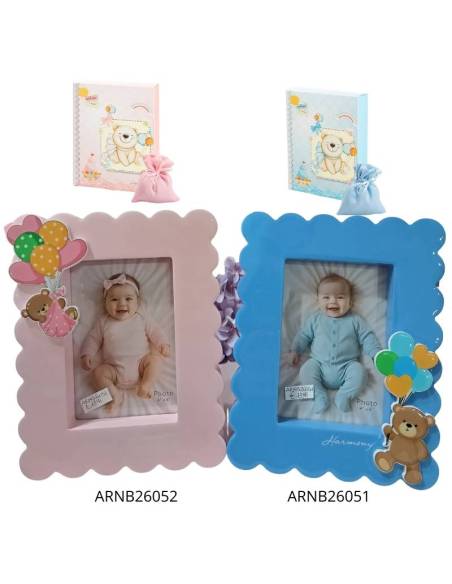 Bomboniere Harmony Cornice portafoto orsetti palloncini