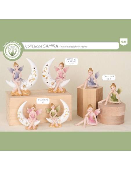 Bomboniere fatine in resina colorate Collezione Samira