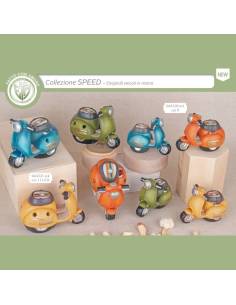 Bomboniere particolari in resina modellini vespe Collezione Speed