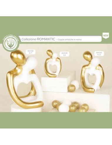 Bomboniere per Matrimonio statue coppia sposi innamorati Collezione Romantic