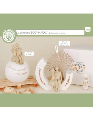 Bomboniere Matrimonio originali sposi lampada led o diffusore ambiente Collezione Sognando