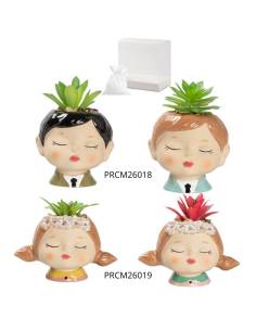 Bomboniere Harmony vasi porta piantine assortiti per Comunione