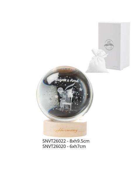 Harmony bomboniere Piccolo Principe lampada sfera in vetro