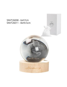 Harmony bomboniere Matrimonio lampade led sfera sposi innamorati