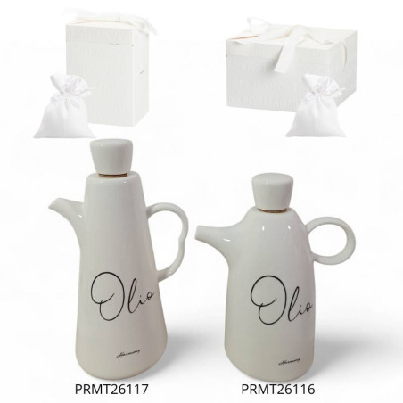 Harmony bomboniere Matrimonio utili oliere in porcellana