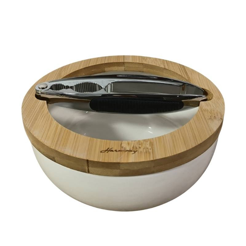 Bomboniere Harmony per Matrimonio ciotole in porcellana con schiaccianoci| Sindy Bomboniere