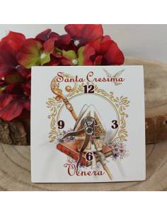 Simpatiche originale bomboniere Cresima utili orologio con nome
