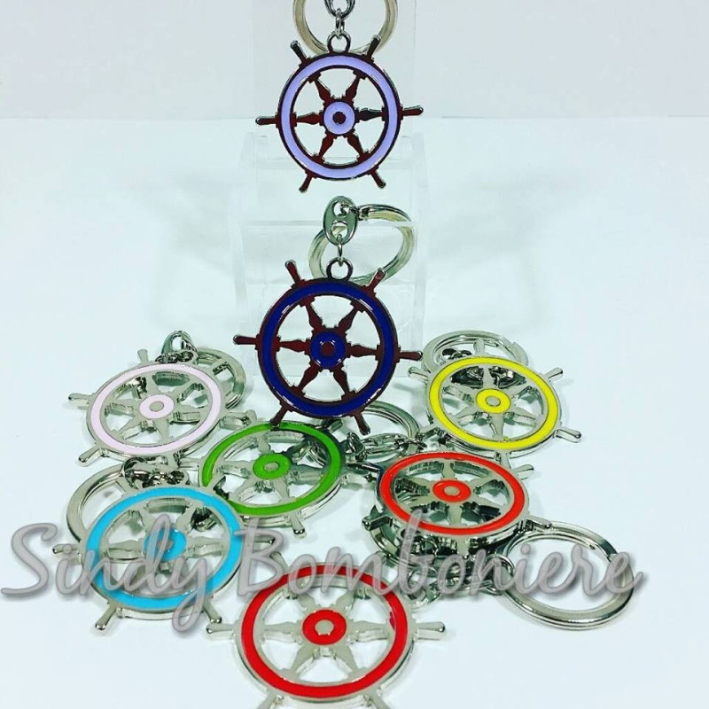 BOMBONIERA FAI DA TE PORTACHIAVI 18 anni MONGONLFIERA diciottesimo IDEA REGALO COLORATI COMPLEANNO festa MATURITA'