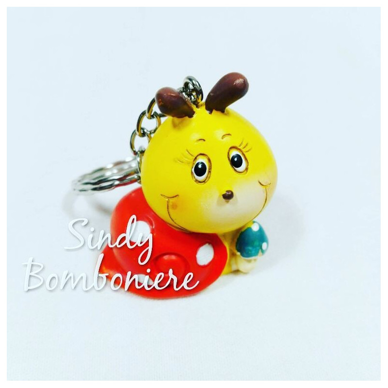 FAI DA TE Bomboniere portachiavi LUMACA simpatica BOMBONIERA PER battesimo nascita compleanno